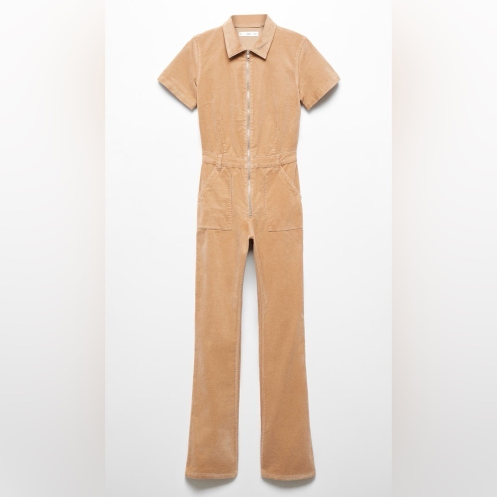 Mango CORDUROY JUMPSUIT WITH ZIP M